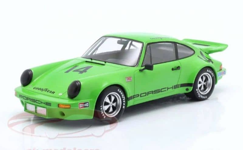 1973 Porsche RSR IROC (E. Fittipaldi) diecast car model 1;18 1