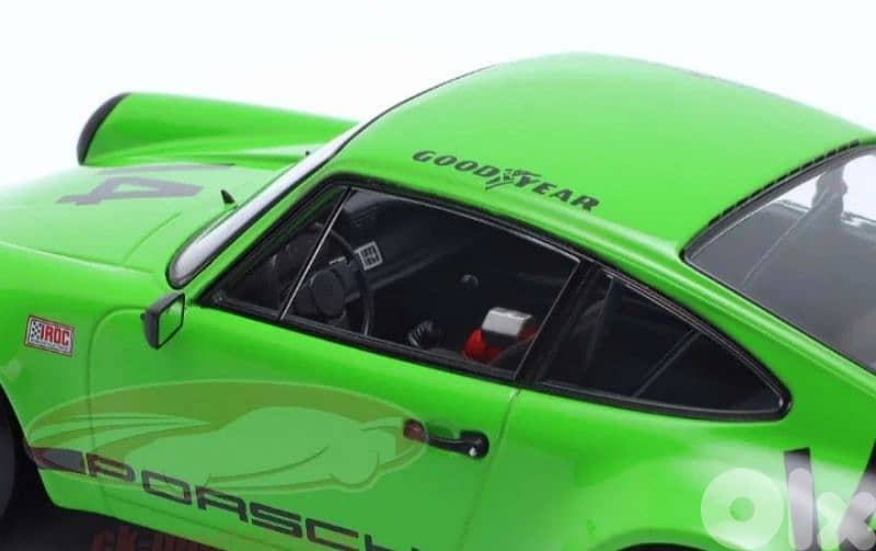 1973 Porsche RSR IROC (E. Fittipaldi) diecast car model 1;18 6