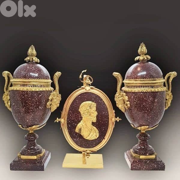 Prophyry set Antique 0