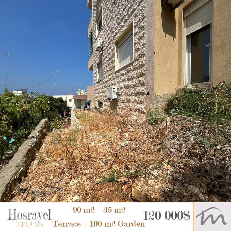 Hosrayel | Brand New 90m² + 100m² Terrace + 35m² Garden | Open View 0