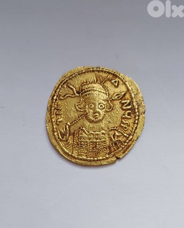 Byzantine Gold Coin  Emperor Constantine IV year 641 AD weight 4.2  gr 0