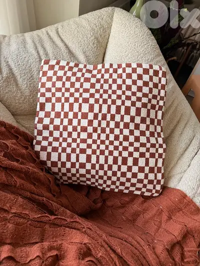 checkered pattern Cushion