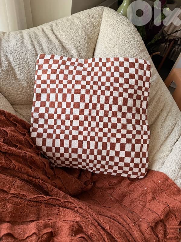 checkered pattern Cushion 0