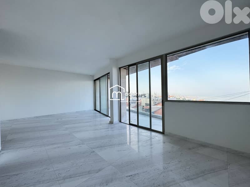 +110 Sqm Terrace - Sea View - Apartment For Sale in Bsalim 0