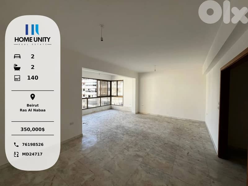 brand new apartment fo sale in beirut - ras al nabaa 0