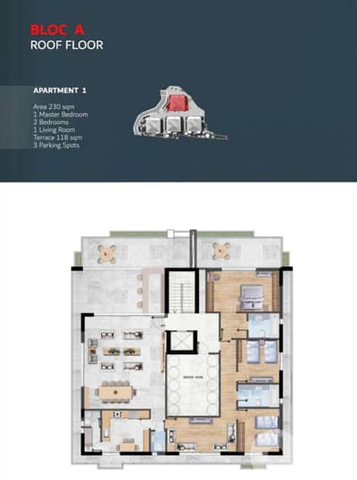 Apartment for sale in Mtayleb/ Roof/Terrace/ Under construction