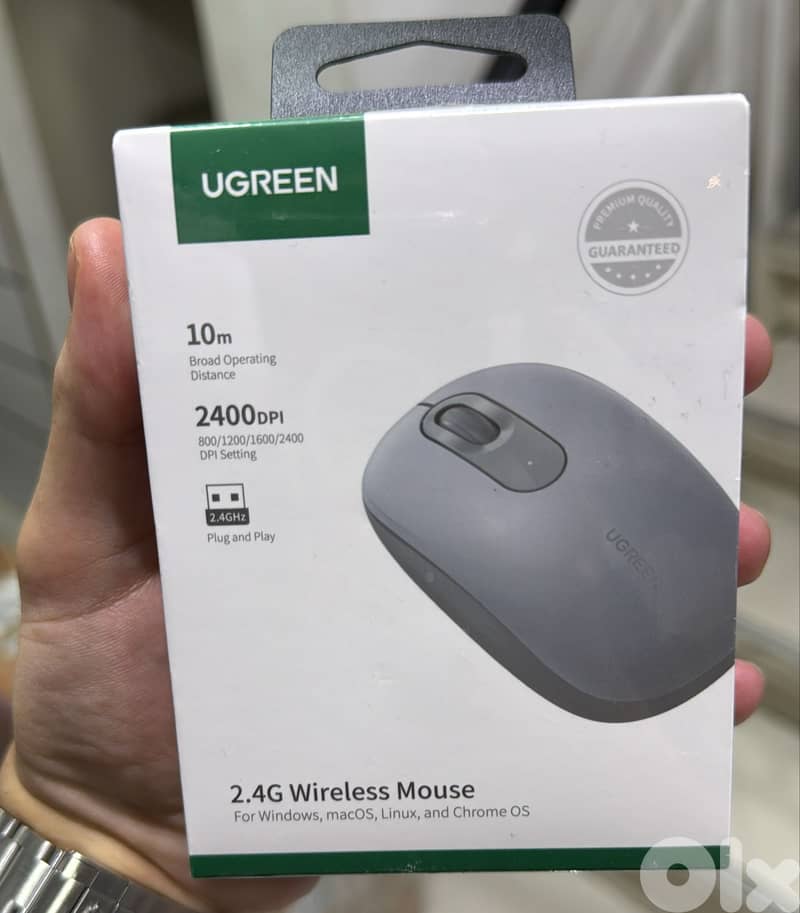 Ugreen 2.4g wireless Mouse moonlight gray 90669 0