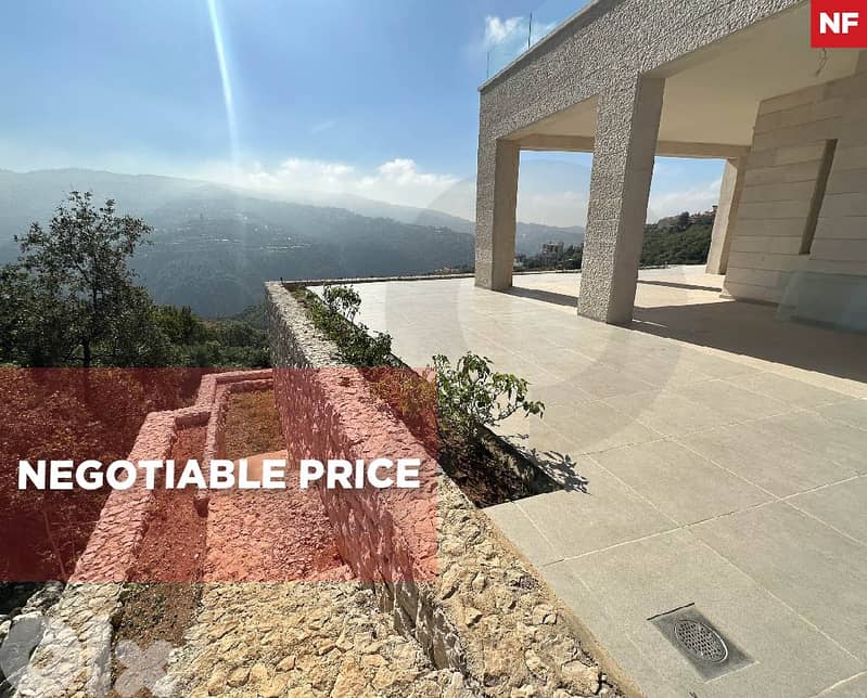 VILLA WITH PANORAMIC MOUNTAIN VIEW IN AAJALTOUN/عجلتون REF#NF01462 0