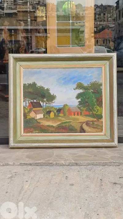 لوحة رسم زيتي اوروبية