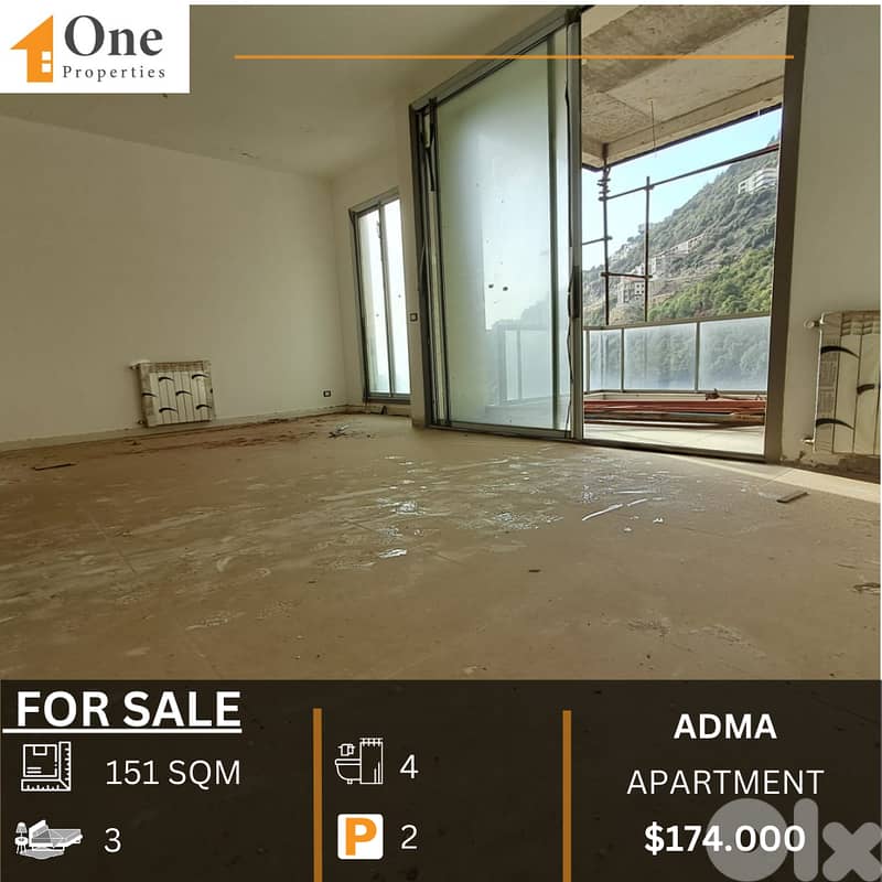 APARTMENT FOR SALE IN ADMA/KESEROUAN 0