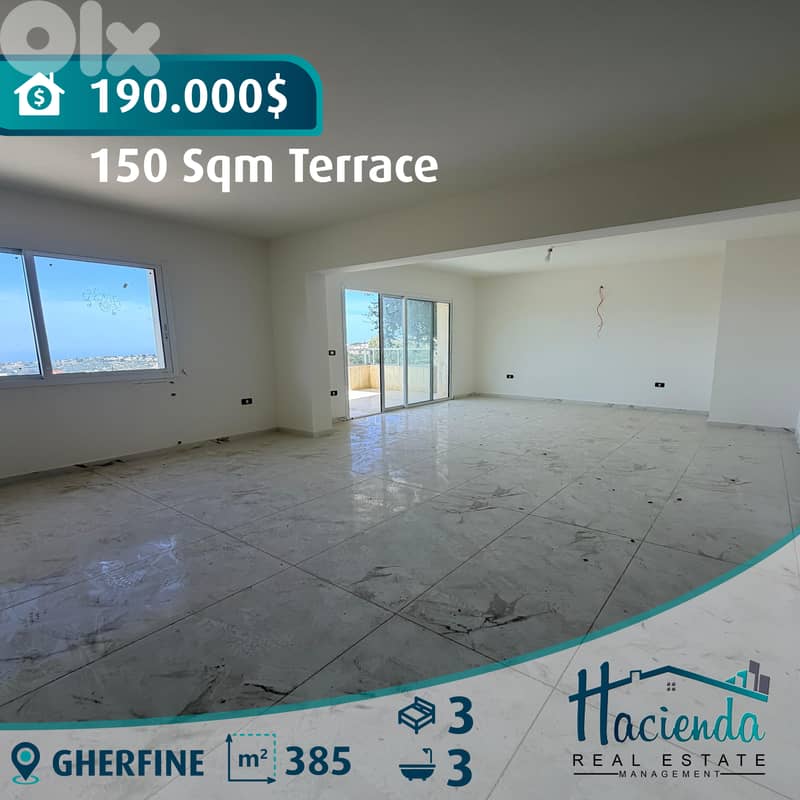 Apartment With Terrace And Sea View For Sale In Jbeil Gherfine 0