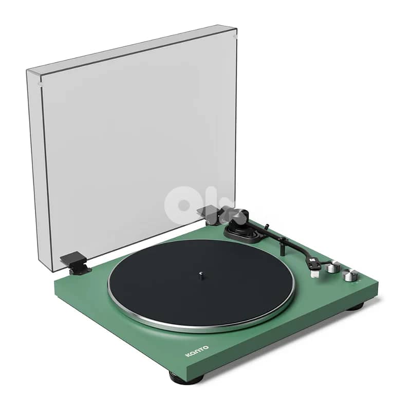 Kanto OBI3 Turntable with Bluetooth 5.3, Preamp, and Pitch Control, Ma 0