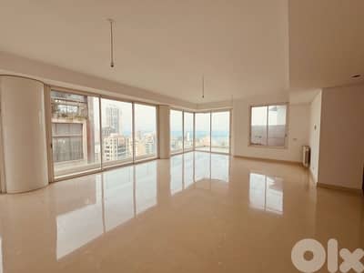 Achrafieh Brand New Amazing Seaview 245m2 1apart/flr 2 Parkings