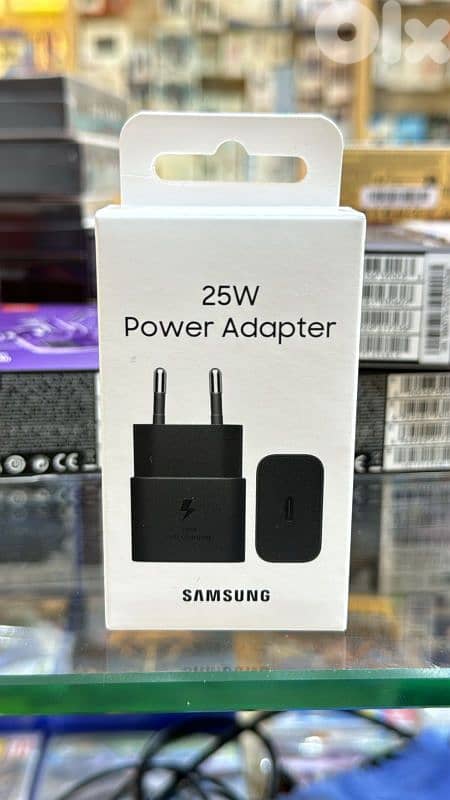 Samsung 25w pd adapter usb-c 2 pin black 0