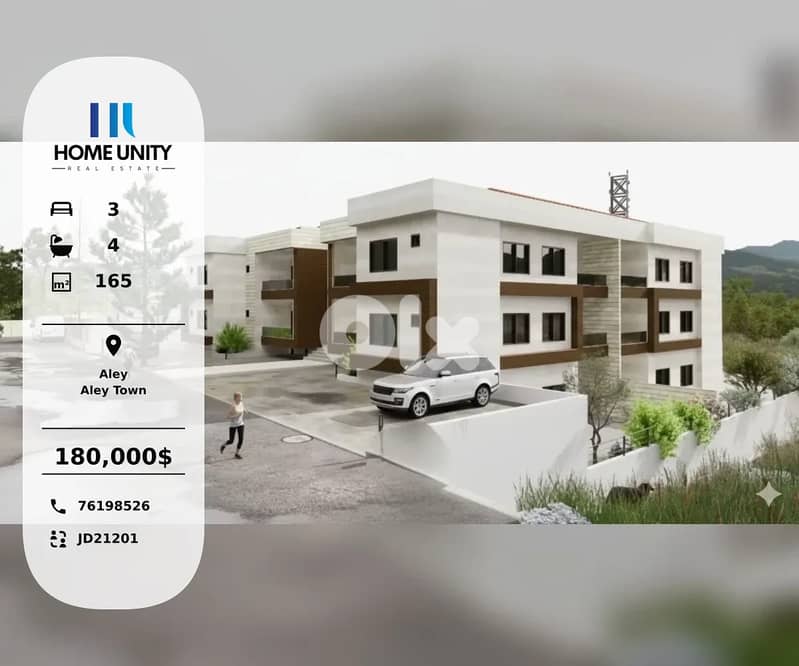 brand new luxurious apartment for sale in aley town , prime location 0