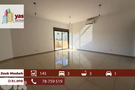 Zouk Mosbeh 145m2 | Prime Location | Well Maintained | EL/RH