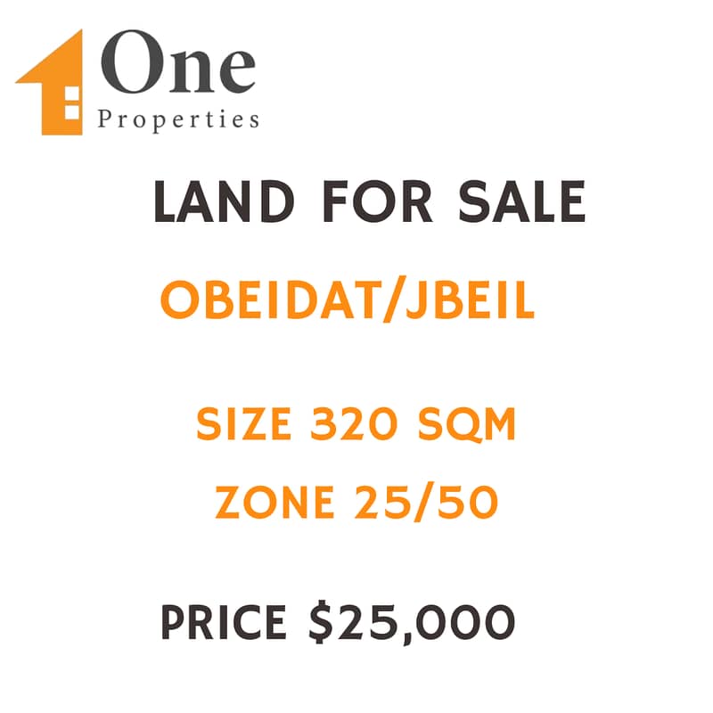 LAND FOR SALE IN OBEIDAT/JBEIL 0