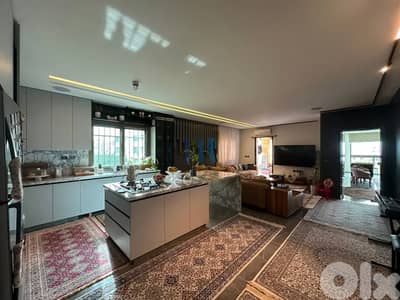 luxurious apartment for sale in khaldeh - sea view