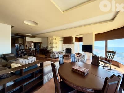 L20211 - Fully Furnished Apartment With Open View For Sale in Batroun