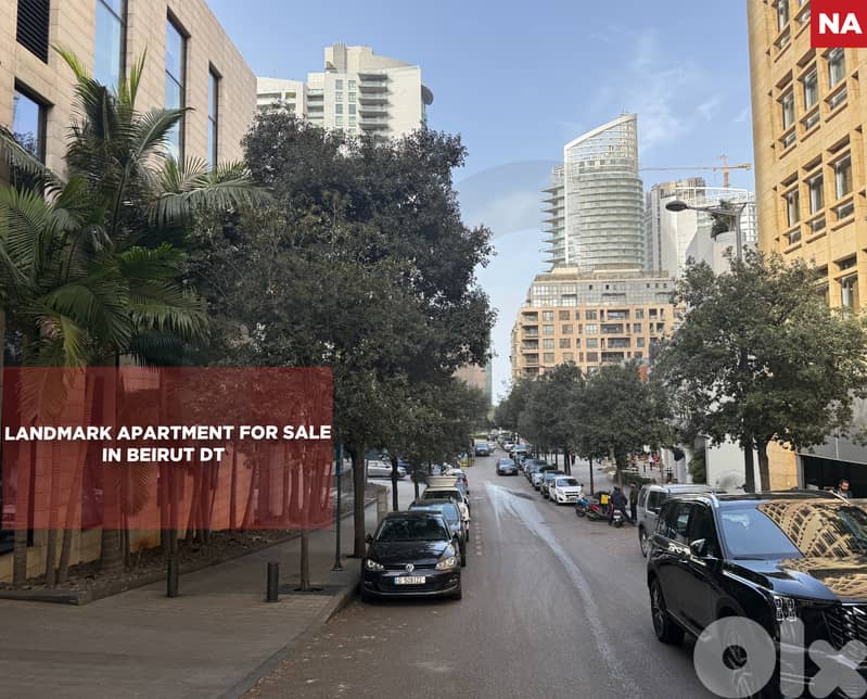Terrace/Under ground parking spots/Downtown/بيروت ! REF#NA131918 ! 0