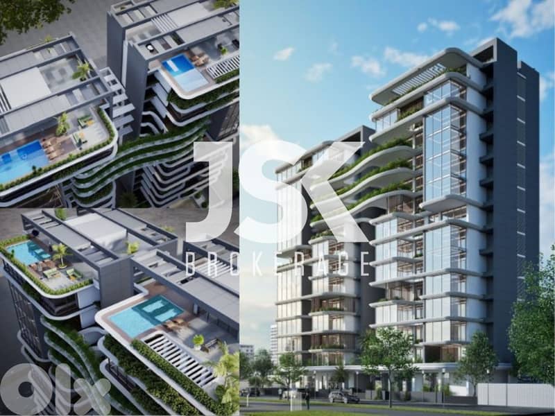 L20215 - Under-construction 3-Bedroom Apartment For Sale in Raouche 0