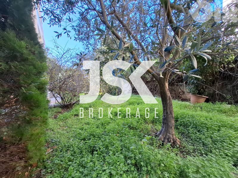 L20217 -Spacious 3-Bedroom Apartment With Garden For Rent in Ballouneh 0