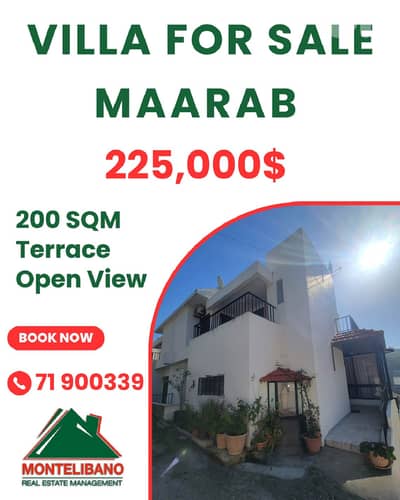 200 sqm Villa For Sale in Maarab (معراب) with Terrace & Open View