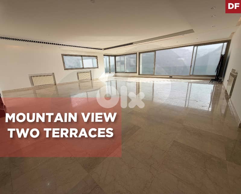 2 tarraces, covered parking, mountain view,Rabweh/ربوة REF#DF131940 0