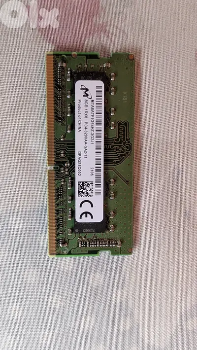 8gb ram ddr4 3200mhz for laptop/notebook