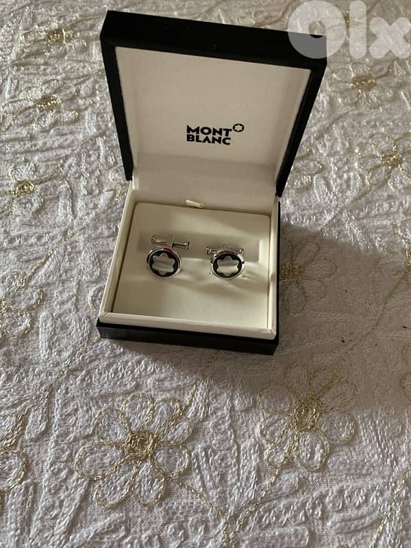 new mont blanc star cufflinks 0