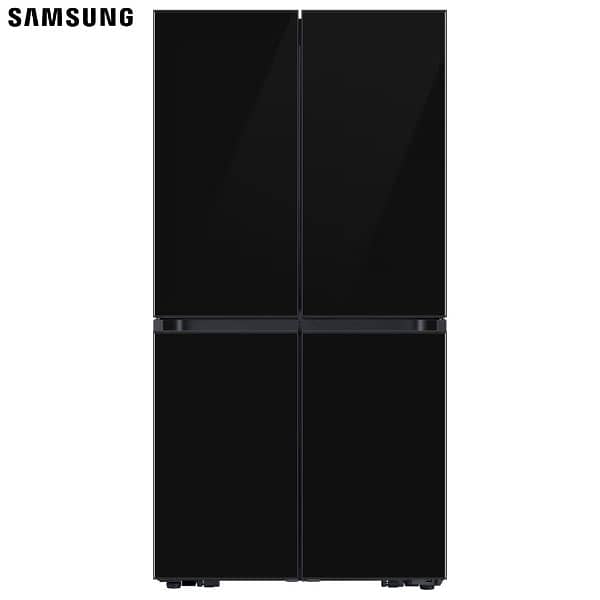Samsung Bespoke T Style Black Glass French Door Refrigerator, 602L 0