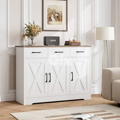 HOSTACK Modern Farmhouse Buffet Sideboard