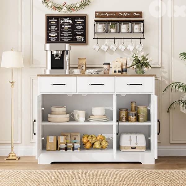 HOSTACK Modern Farmhouse Buffet Sideboard 4