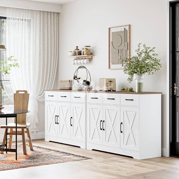 HOSTACK Modern Farmhouse Buffet Sideboard 5