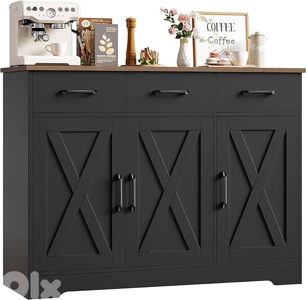 Antique & Brown sideboard 0