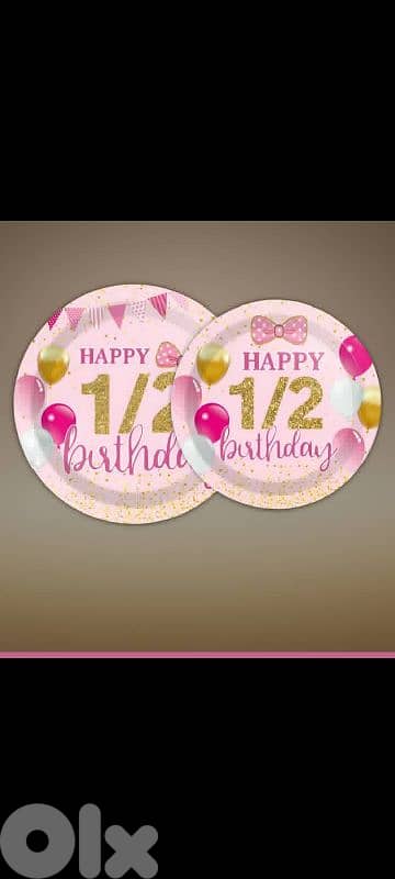 half birthday decoration 0