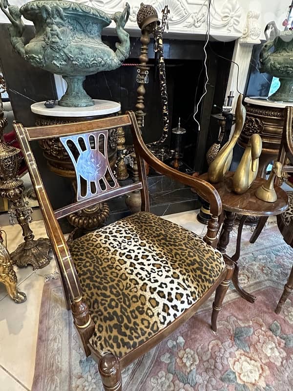 2 chairs and table 3