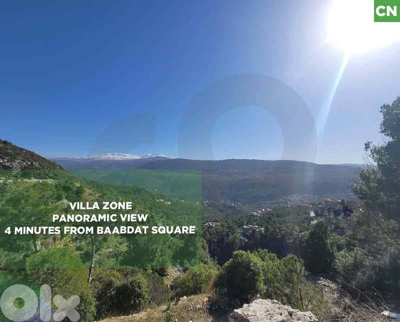 prime area, Villa Zone, Panoramic View, baabdat/بعبدات REF#CN131953 0