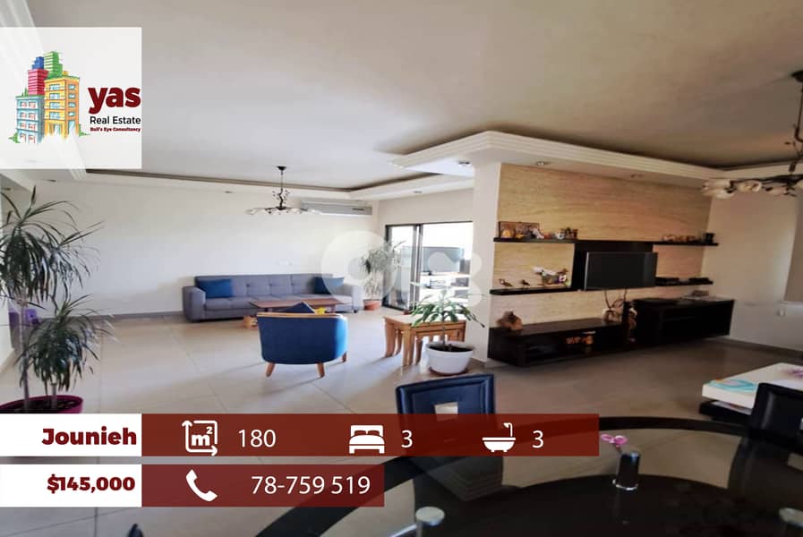 Jounieh 180m2 | Well Maintained | Modern | Prime Location | EH 0