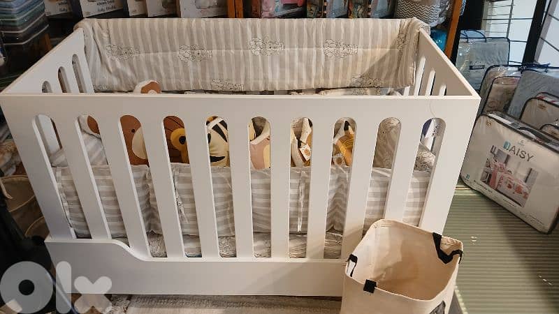 Crib natural wood 0