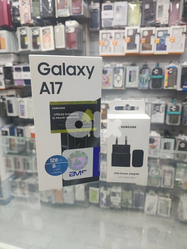 Samsung Galaxy A17 4GB 128GB  BUNDLE  + Samsung adapter 0