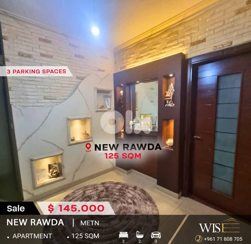 Decorated 125 SQM Apartment for SALE in New Rawda! 0