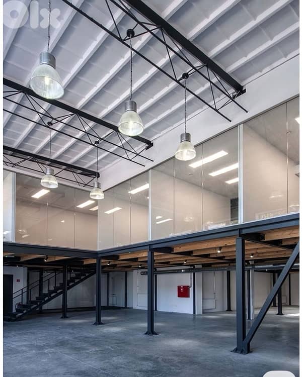 industrial design high ceiling open space prime location 0