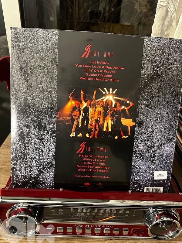 Bon Jovi - Slippery When Wet Album Vinyl LP - Brand New Record 1