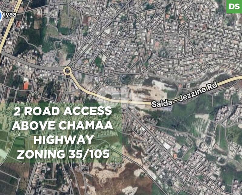 LAND/2 road access/Saida/صيدا  ! REF#DS131853 ! 0