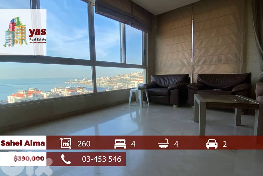 Sahel Alma 260m2 | Unblockable Sea View | Prime Location | OH 0
