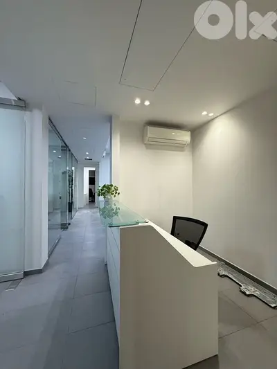 Fully furnished Office in a nice bldg in Sin El Fil prime location