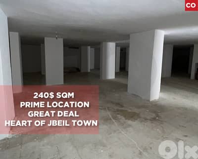 PRIME LOCATION , warehouse  available in Jbeil/جبيل REF#CO120754