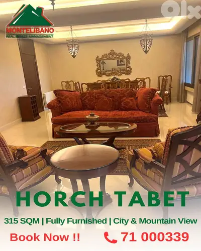 Luxury 315 sqm Apartment For Sale in Horch Tabet with Open View