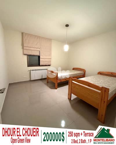 Fully Furnished 250 sqm Apartment For Sale in Dhour El Choueir+Terrace